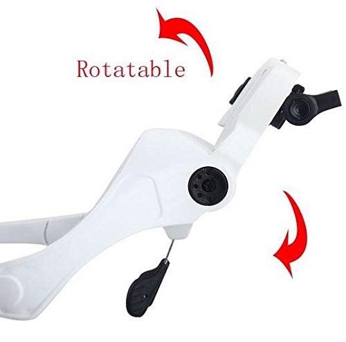 Loupe Magnifying with 2 LED Bulb and 5 Different Replaceable Lenses -Sams