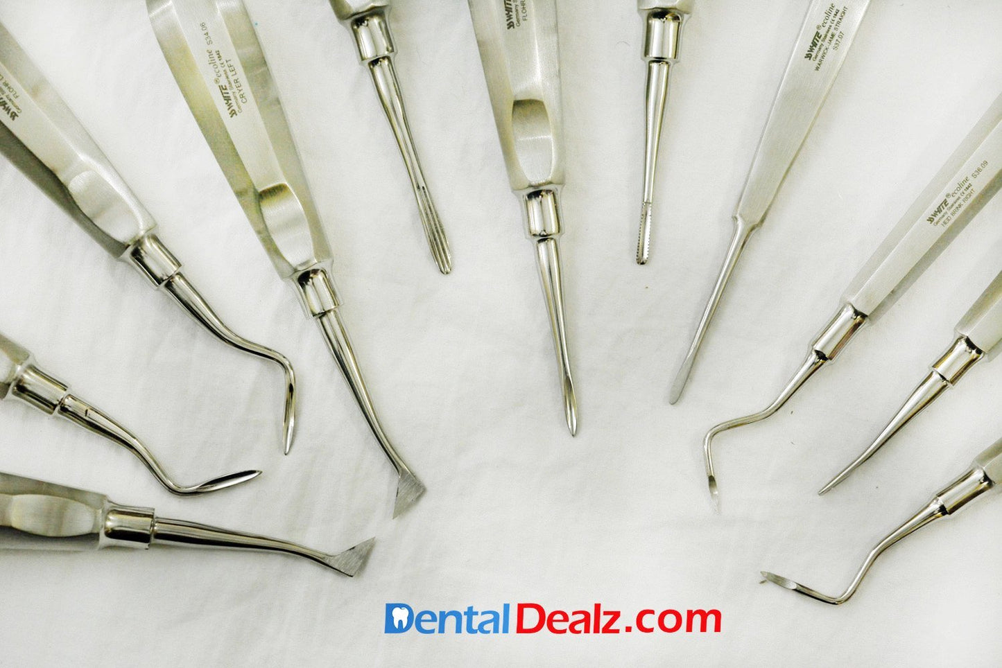 Root Elevators Set Of 11 Pieces (A) -SS WHITE