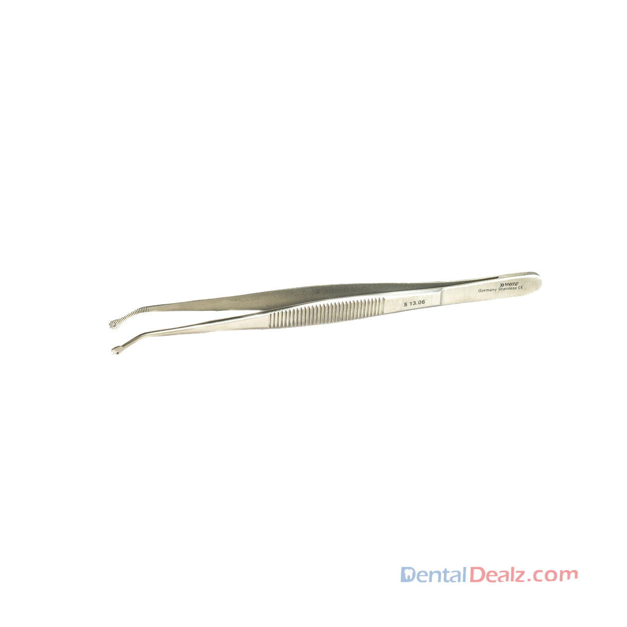 Cotton and Dressing Pliers / Suture Tweezer 16cm, 1.6mm Dia,S13.06 Standard - SS WHITE