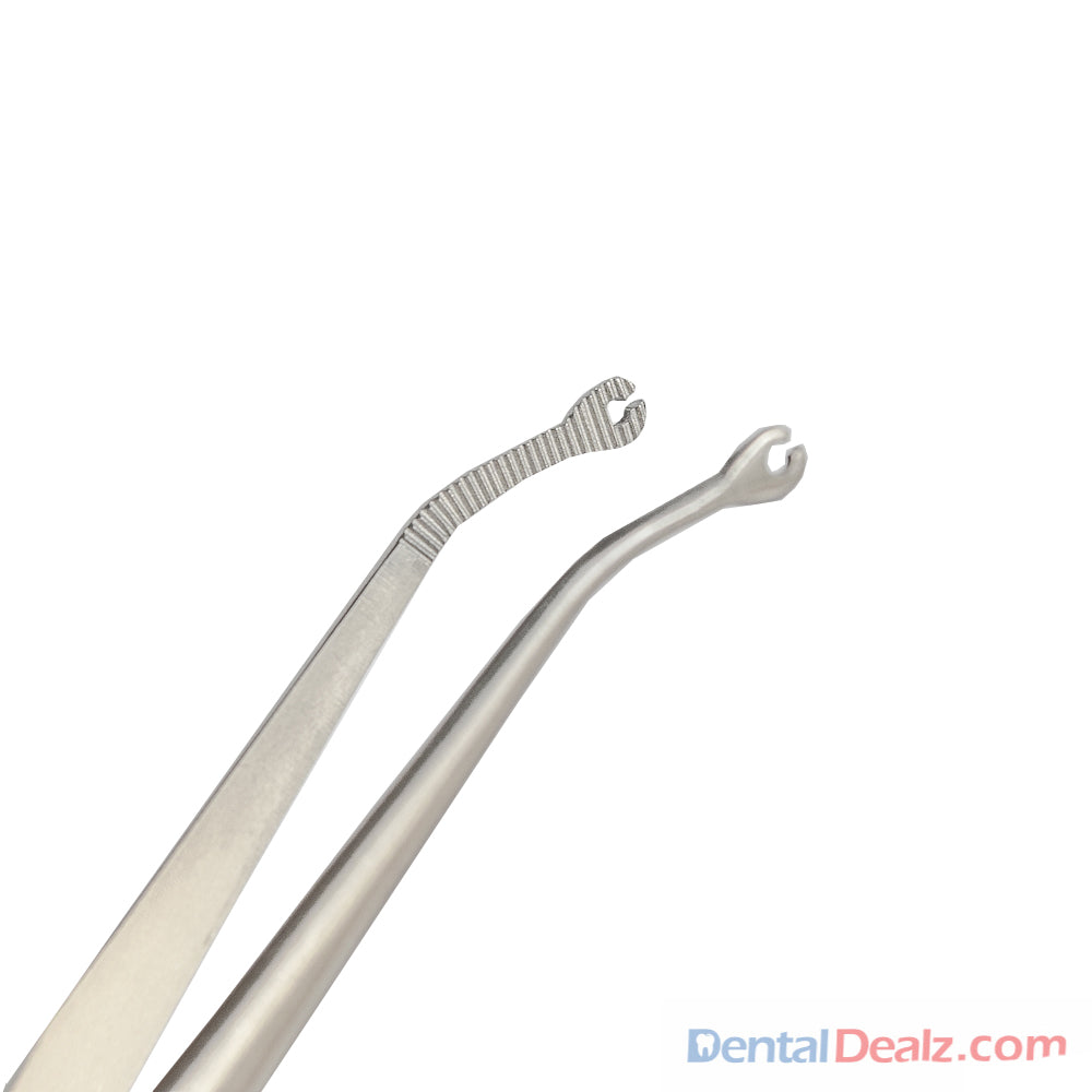Cotton and Dressing Pliers / Suture Tweezer 16cm, 1.6mm Dia,S13.06 Standard - SS WHITE