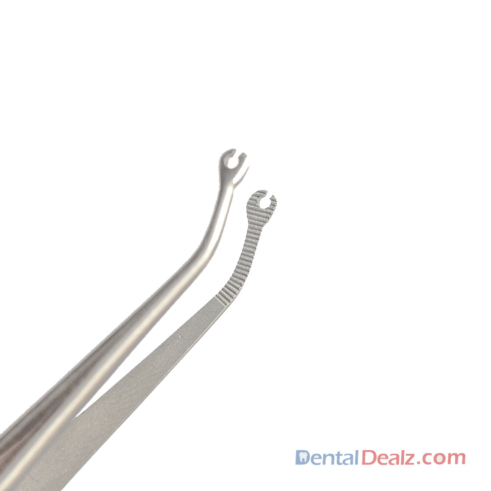 Cotton and Dressing Pliers / Suture Tweezer 16cm, 1.6mm Dia,S13.06 Standard - SS WHITE