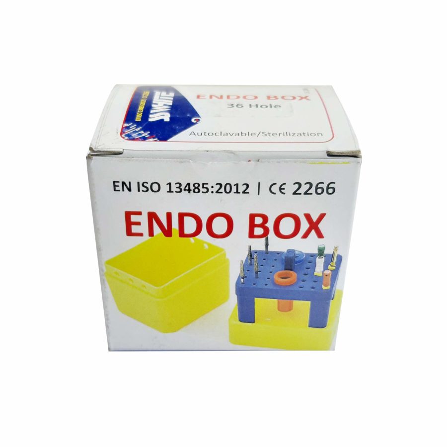 SS WHITE – Endo box 36 Holes Autoclavable | Burs and Instruments Holder RA/FG | Endo Burs Sterilizer Case | Dental Disinfection Endo Files Holder Box | RA Instruments Holder G-36C
