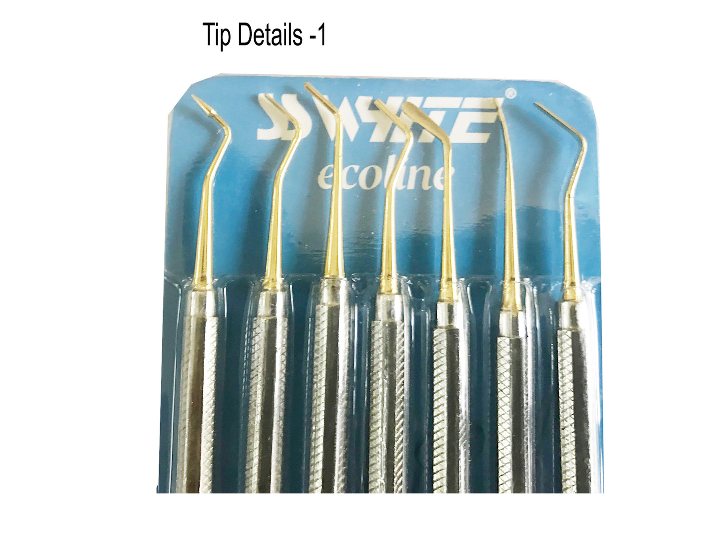 Composite Instruments Tin Coated 7-Pcs Set (Blister Pack) Ecoline - SS WHITE