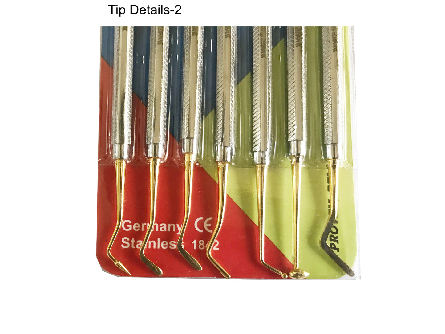 Composite Instruments Tin Coated 7-Pcs Set (Blister Pack) Ecoline - SS WHITE