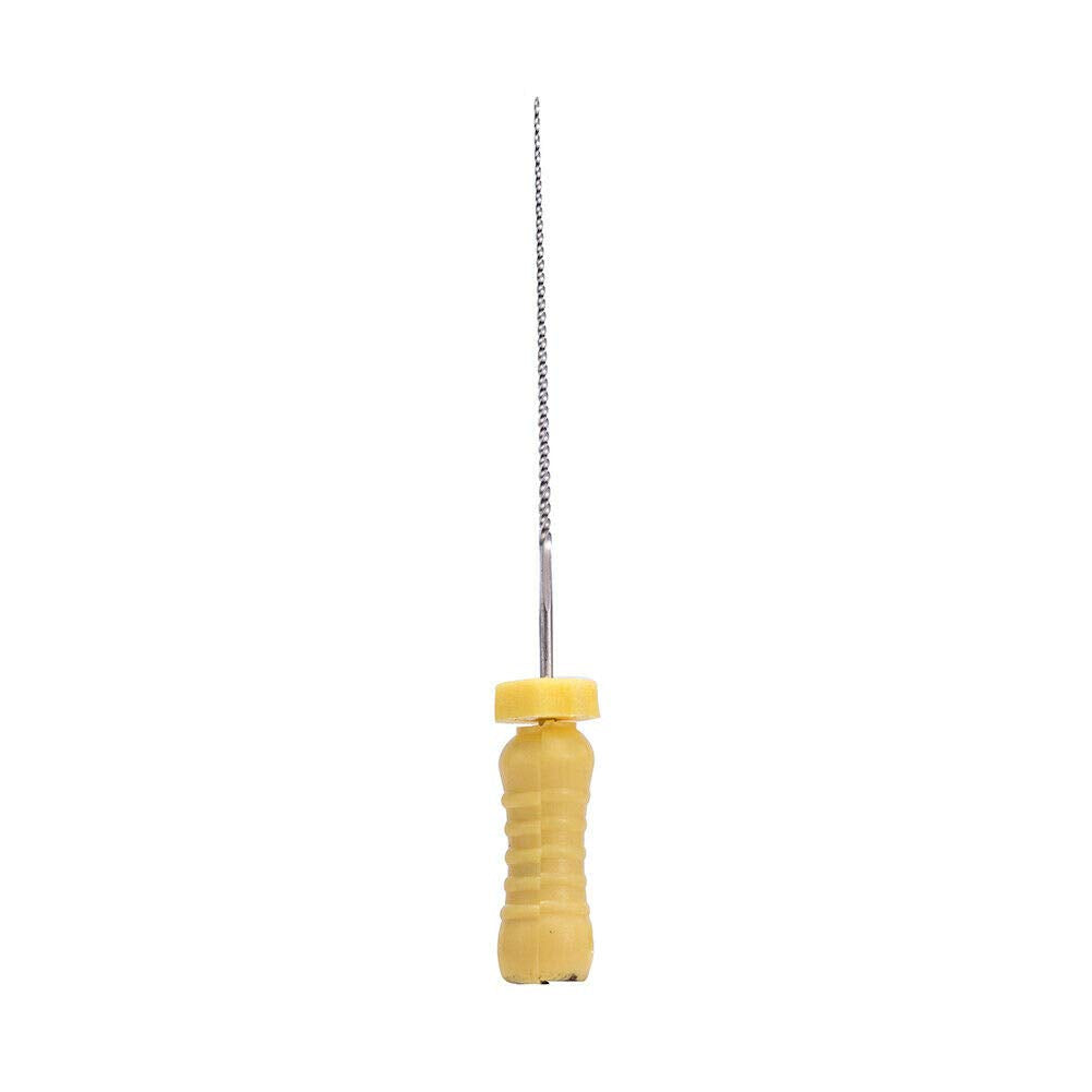 SS WHITE - Dental Endo Root Canal Hand Use File K-FILES Stainless Steel 21MM  Pack of 1 - K -File 21mm # 20