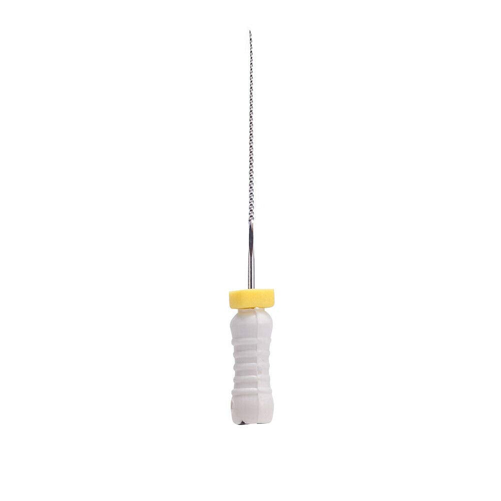 SS WHITE - Dental Endo Root Canal Hand Use File K-FILES Stainless Steel 21MM  Pack of 1 - K -File 21mm # 15