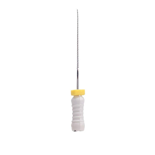 SS WHITE - Dental Endo Root Canal Hand Use File K-FILES Stainless Steel 21MM  Pack of 1 - K -File 21mm # 15