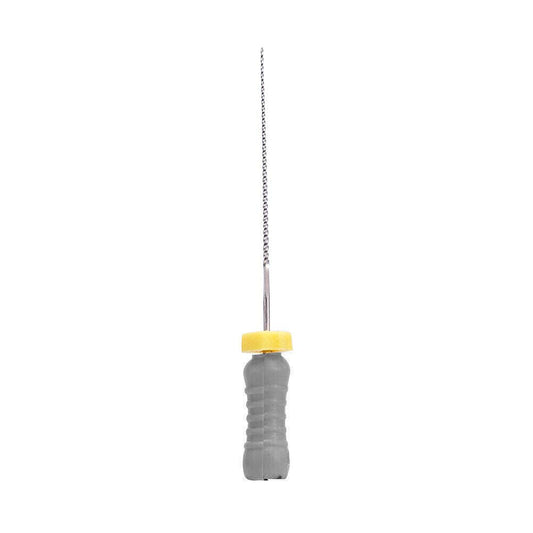 SS WHITE - Dental Endo Root Canal Hand Use File K-FILES Stainless Steel 21MM  Pack of 1 - K -File 21mm # 8