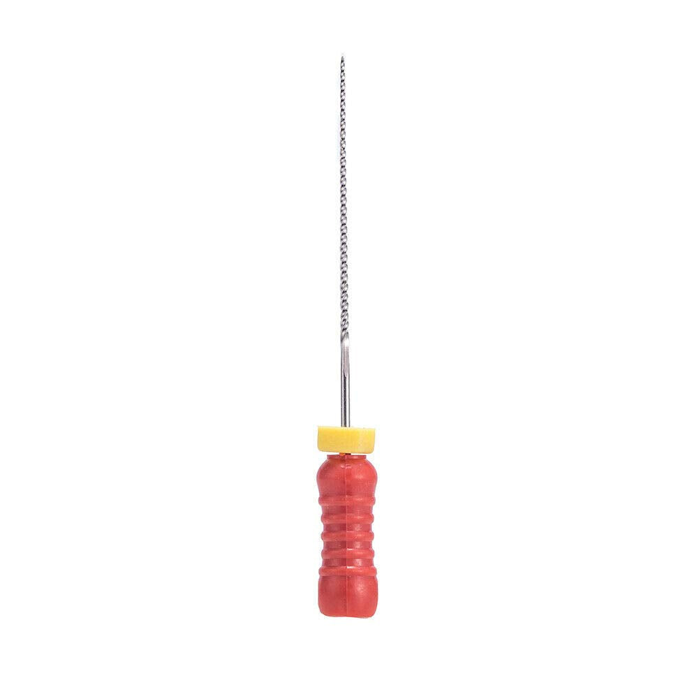 SS WHITE - Dental Endo Root Canal Hand Use File K-FILES Stainless Steel 21MM  Pack of 1 - K -File 21mm # 25