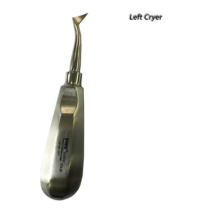 Root Elevators  Cryer Left S34.06 & Right S34.07  Set of 2 Pcs - SS WHITE