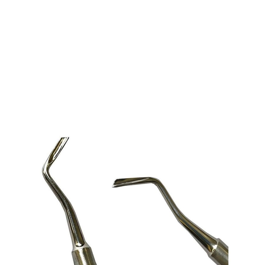 Dental Root Elevator 2-Pcs Set L-R Anatomical Handle ( S34.015, S34.016)- SS WHITE
