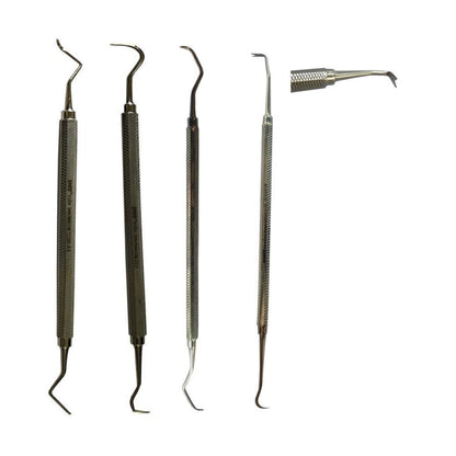 Suprazingawal Scalers/ Hand Scalers /Periodontia Instruments  8 Pcs Set - SS WHITE
