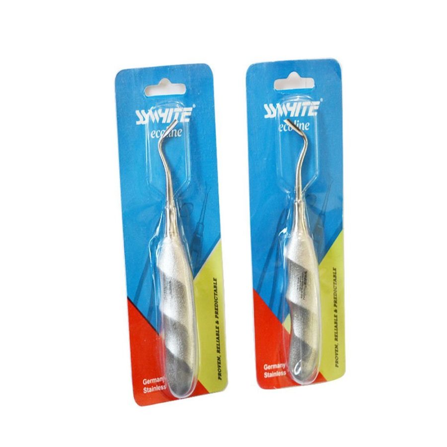 Dental Root Elevator 2-Pcs Set L-R Anatomical Handle ( S34.015, S34.016)- SS WHITE