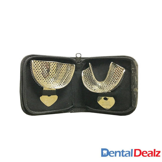Impression Tray Set of -2 Pcs Upper & Lower ,No 2 (Small) -SS WHITE