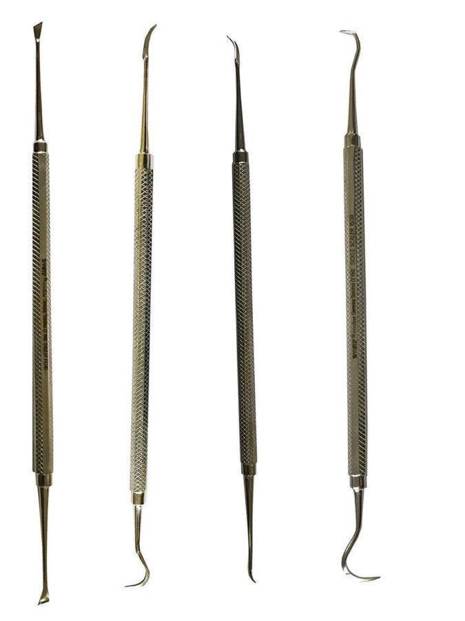 Suprazingawal Scalers/ Hand Scalers /Periodontia Instruments  8 Pcs Set - SS WHITE