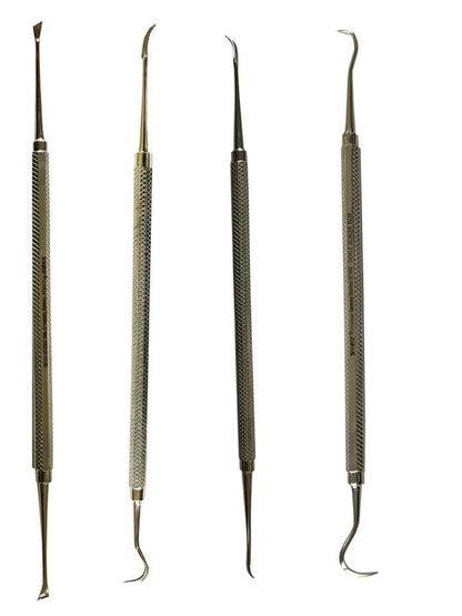 Suprazingawal Scalers/ Hand Scalers /Periodontia Instruments  8 Pcs Set - SS WHITE