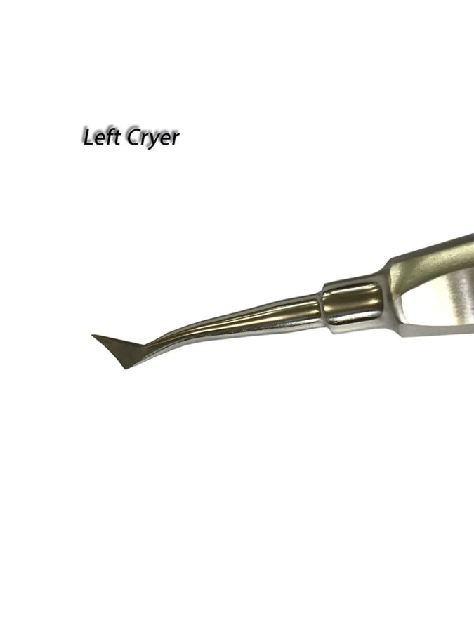 Root Elevators  Cryer Left S34.06 & Right S34.07  Set of 2 Pcs - SS WHITE