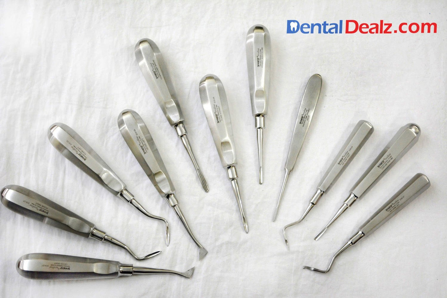 Root Elevators Set Of 11 Pieces (A) -SS WHITE