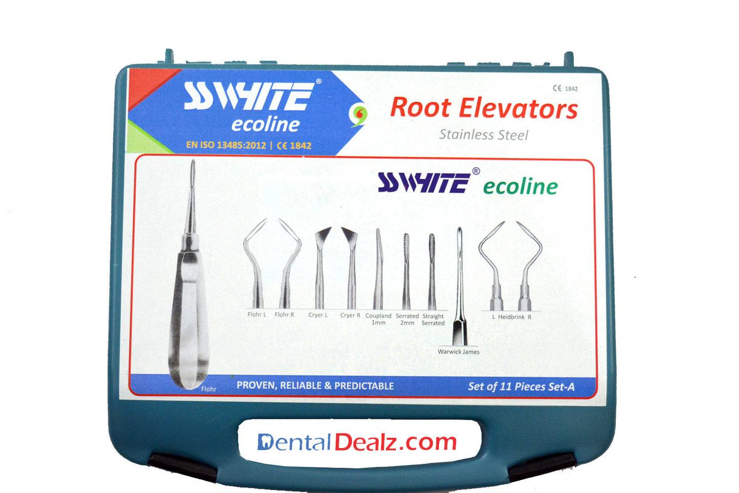 Root Elevators Set Of 11 Pieces (A) -SS WHITE