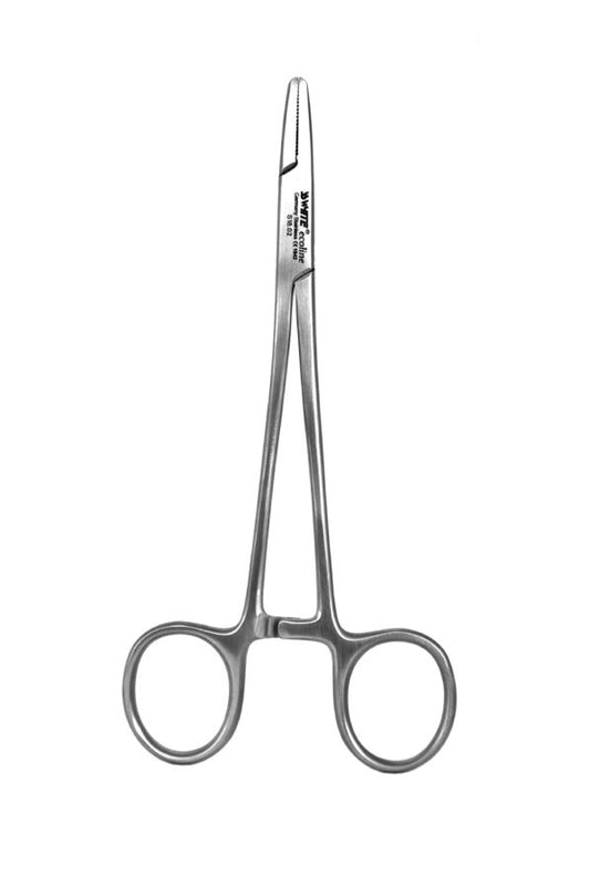 Needle Holder Mayo-Hegar  14cm  Straight  S18.02  Ecoline- SS WHITE