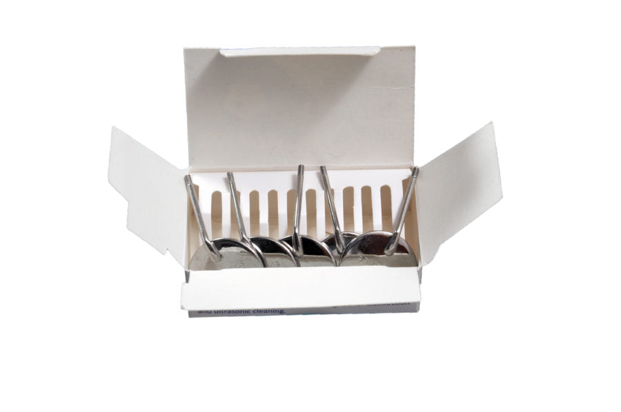 Dental Mouth Mirror Tops Plain Pack Of 5 Pcs (No.7) -SS WHITE