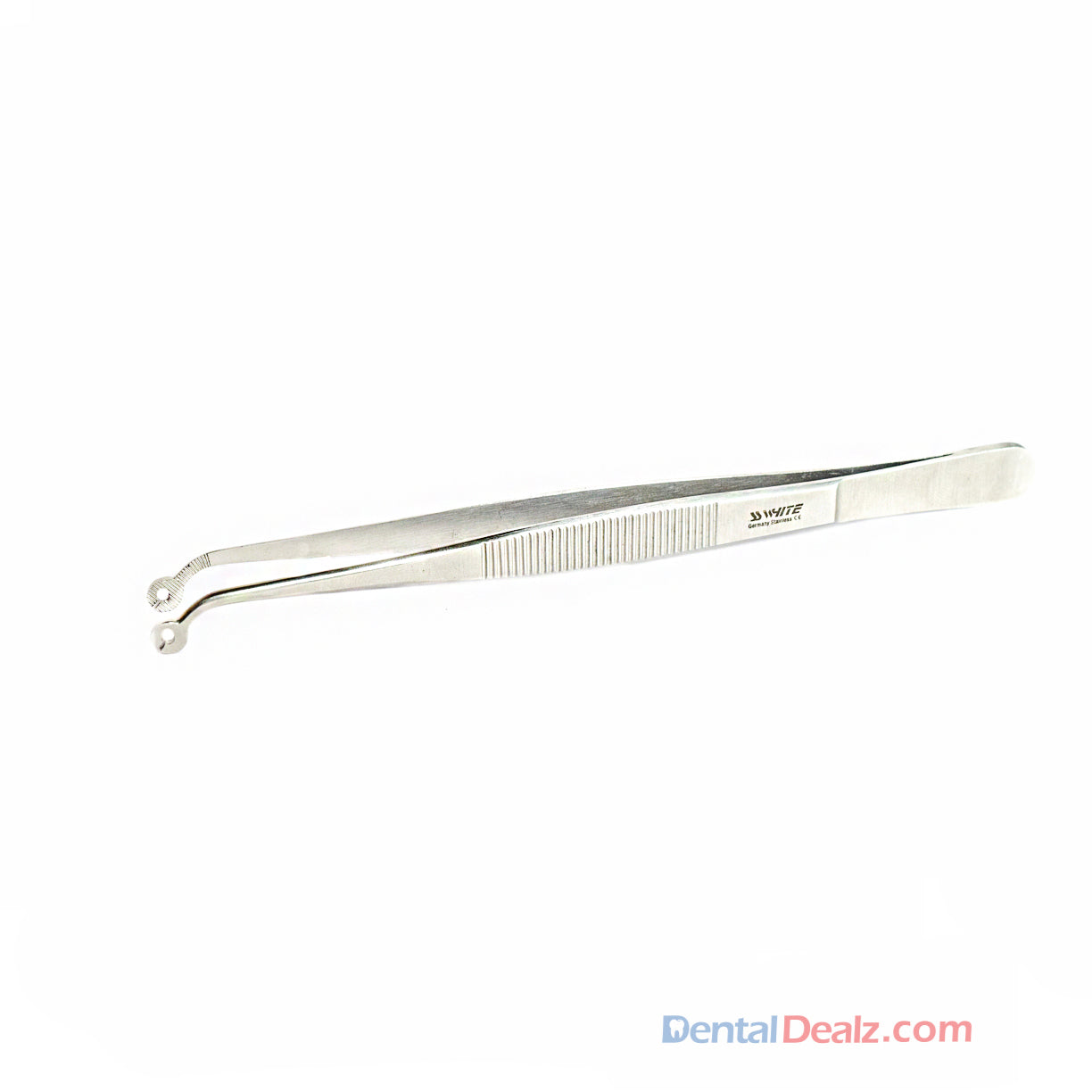 Cotton and Dressing Pliers  / Suture Tweezer  16cm ,  Ø 2.2mm   S13.07-Standard - SS WHITE