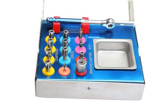 SS WHITE – Dental Bone Expender Kit, Implant Sinus Lift Bone Compression Kit Dental Surgery Expander Instruments