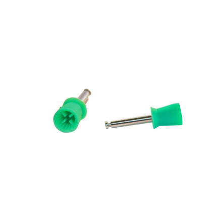 SS WHITE – Dental Prophy Cup 100pcs Box | Dental Disposable Latch type Polishing Polisher Prophy Cups Green