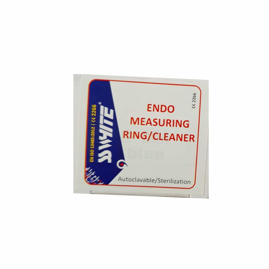 SS WHITE – Endo Measuring Ring / Cleaner Finger Holder Type Sterilization / Autoclavable, Endo File Organizer Ring Stand | Endodontic Files Holder Finger Ruler | Dental Endo Finger Ring with 3 Replaceable Foam-G06A