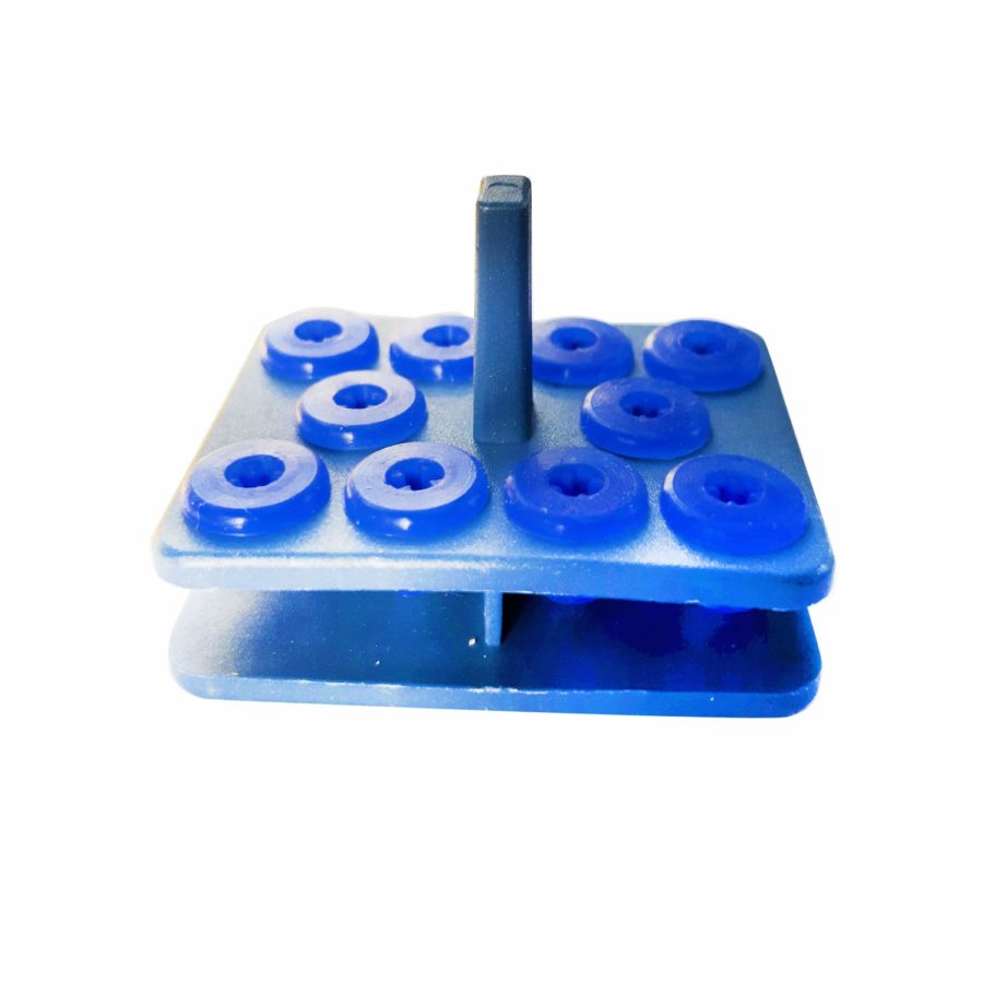SS WHITE – Endo box 10 - Holes Autoclavable | Burs and Instruments Holder RA/FG | Endo Burs Sterilizer Case | Dental Endo Files Holder Box | Rotary Instruments Holder G-10E