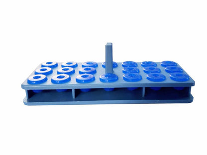SS WHITE – Endo box 20 - Holes Autoclavable | Burs and Instruments Holder RA/FG | Endo Burs Sterilizer Case | Dental Endo Files Holder Box For Oral Care Tools Dental G-20E