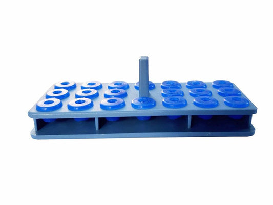 SS WHITE – Endo box 20 - Holes Autoclavable | Burs and Instruments Holder RA/FG | Endo Burs Sterilizer Case | Dental Endo Files Holder Box For Oral Care Tools Dental G-20E