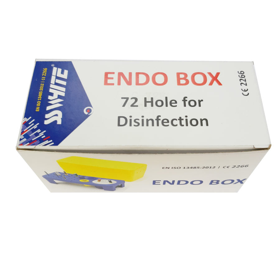 SS WHITE – Endo box 36 Holes for Disinfection Autoclavable | Reamer File Instruments Holder | Dental Endo Files Holder Box Cleaner For Oral Care Tools Dental G-72E