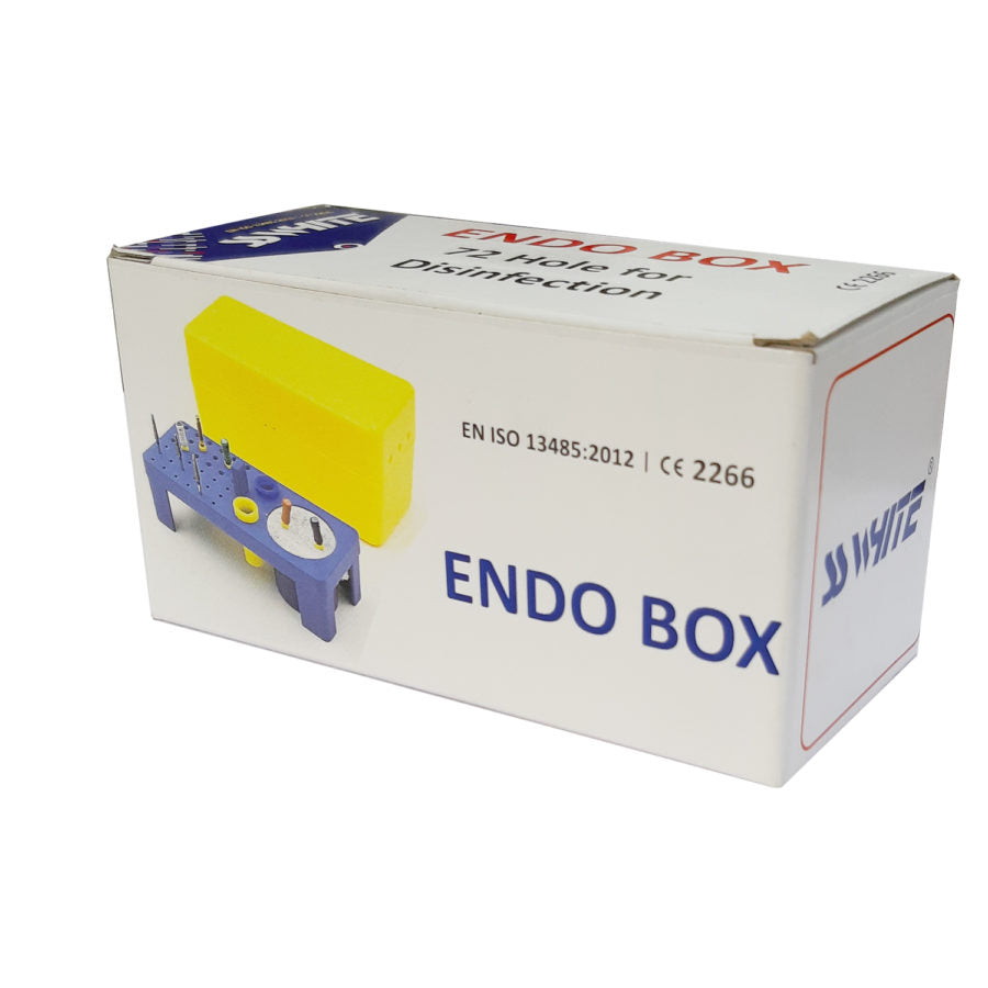 SS WHITE – Endo box 36 Holes for Disinfection Autoclavable | Reamer File Instruments Holder | Dental Endo Files Holder Box Cleaner For Oral Care Tools Dental G-72E