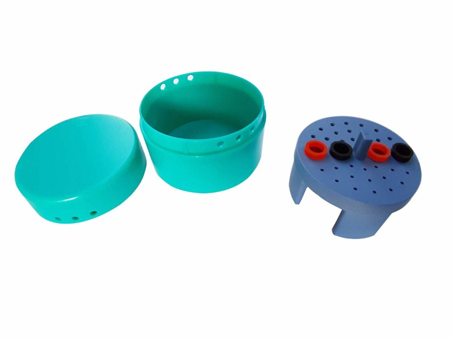 SS WHITE – Endo box 44 - Holes Autoclavable | Burs and Instruments Holder RA/FG | Endo Burs Sterilizer Case | Dental Endo Files Holder Box For Oral Care Tools Dental G-44C