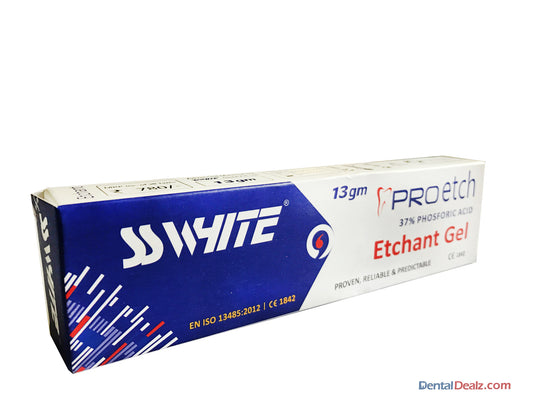SS WHITE - Dental Etchant Gel, Etching Gel - 13 Gram