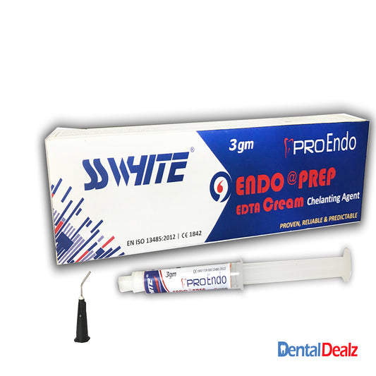 EDTA Cream  Syringe 3gm Chelanting Agent ,Tip -  SS WHITE