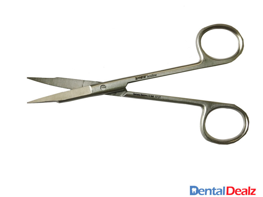 Surgical Scissors Goldman Fox - Curved S7.07-  SS WHITE