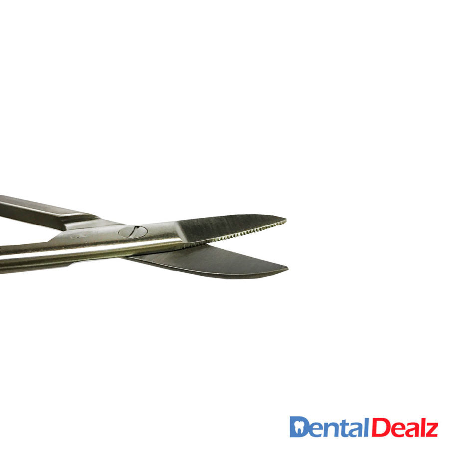 Crown Scissors Saw Edge ,Curved S7.012   - SS WHITE