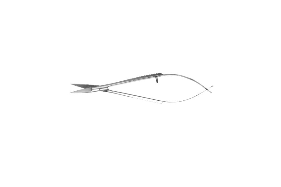 Castroveijo /Noyes Spring Scissor ,S7.014 ,11cm ,Curved -SS WHITE