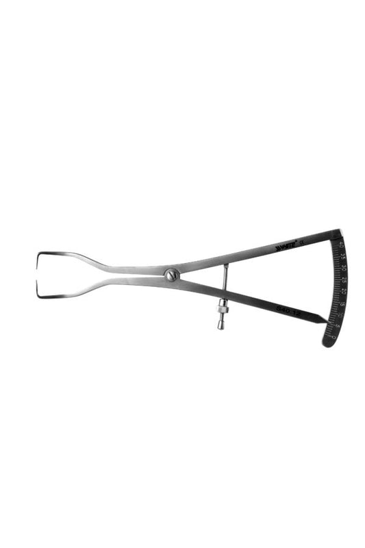 Castroviejo Caliper S40.012 – Angled  17cm (0-40mm)-SS WHITE