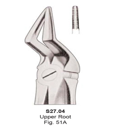 Tooth  Extraction Forceps  No.51A  Upper Root (S27.04)- SS WHITE