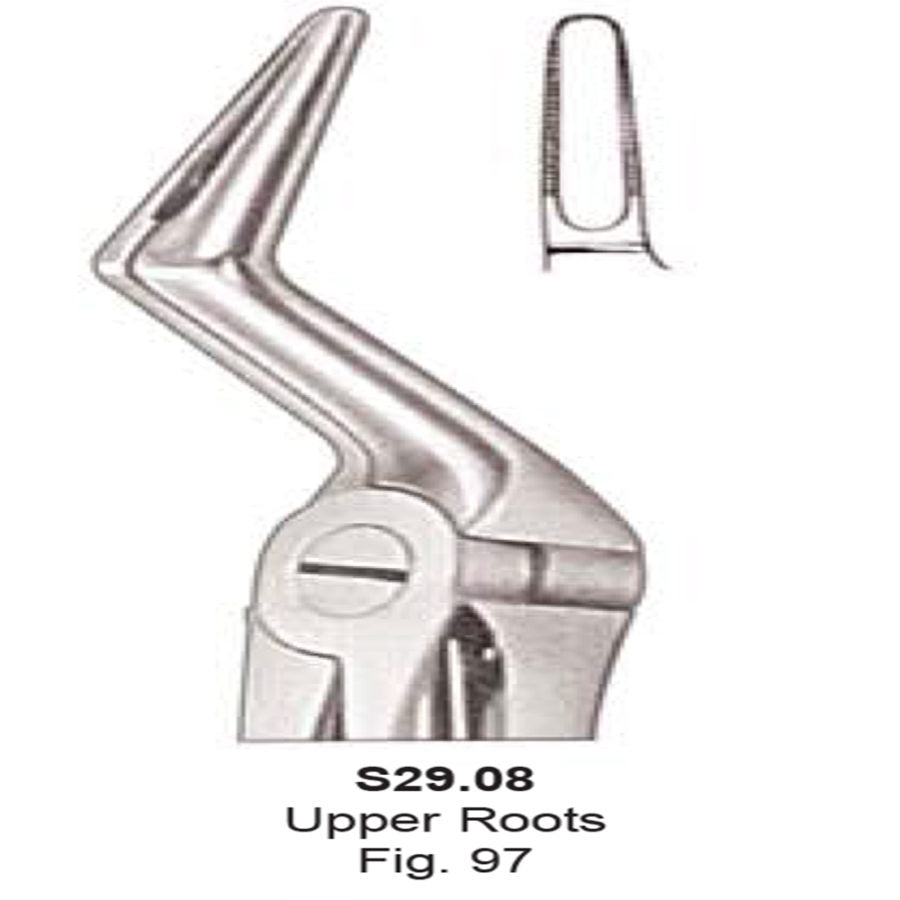 Tooth  Extraction Forceps  No.97  Upper Roots (S29.08)- SS WHITE
