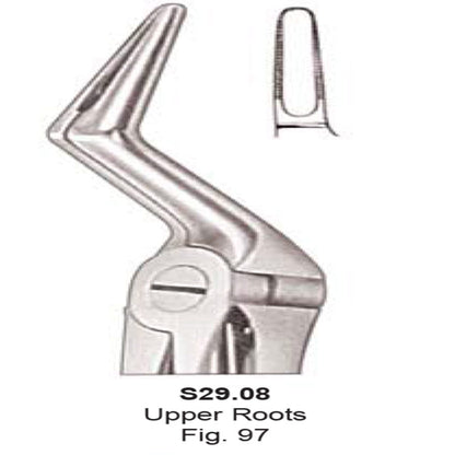 Tooth  Extraction Forceps  No.97  Upper Roots (S29.08)- SS WHITE