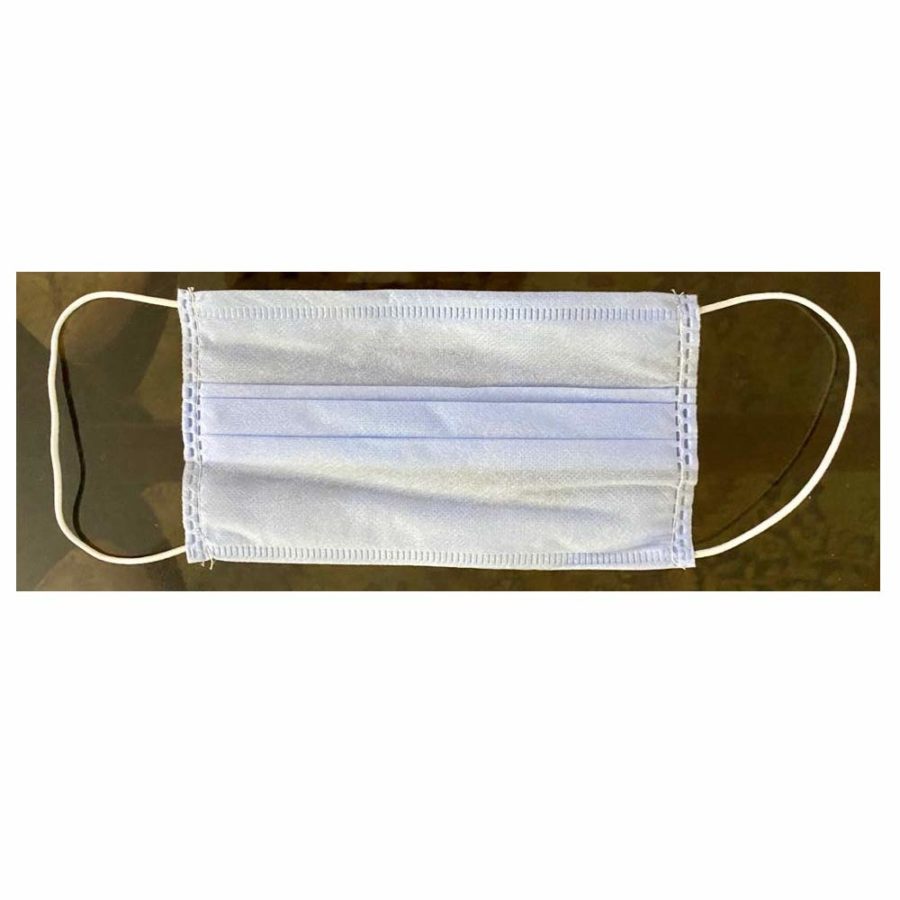 Mouth Mask Respirator Medical Disposable Face Masks 3 Ply with Nose PIN (Pack of 200)