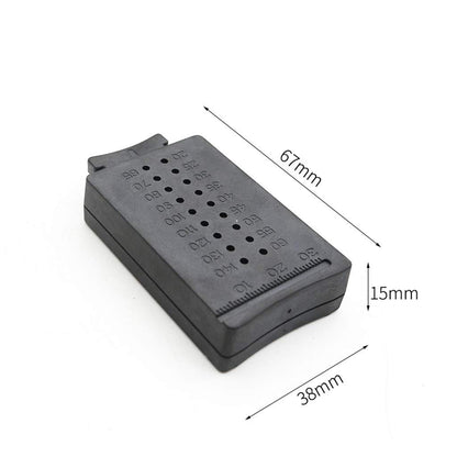 SS WHITE - Gutta Percha Cutter, Measuring Ruler, Measuring Cutting Seat, High Temperature Resistance, Gutta Percha Measurement Cutter