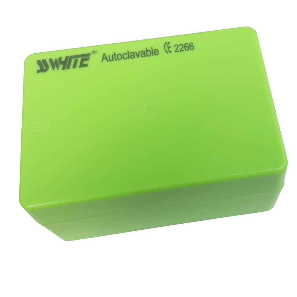 SS WHITE – Endo box 144 – Holes Autoclavable | Burs and Instruments Holder RA/FG | Endo Burs Sterilizer Case | Dental Disinfection Endo Files Holder Box For Oral Care Tools Dental,Measuring Scale160B
