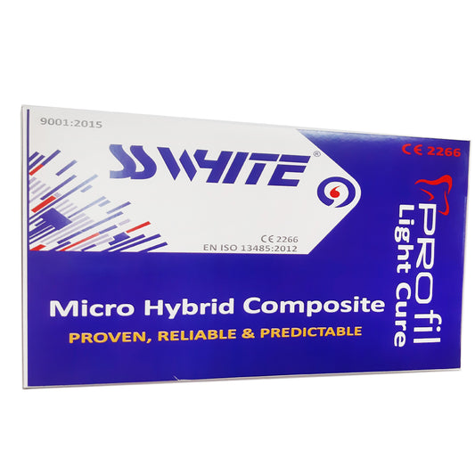 SS WHITE – Micro Hybrid Composite, Light Cure Composite Set, Dental Bond, Etchant Gel
