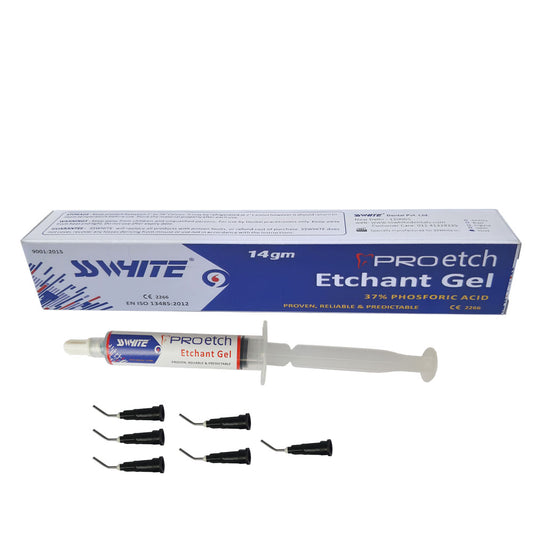 SS WHITE - Dental Tooth Etching | Dental Etchant  Gel 14gram | Etchant Gel  For Enamel