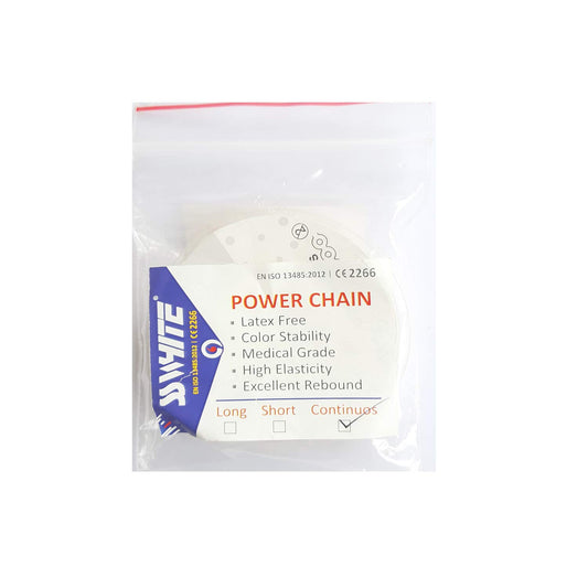 SS WHITE- Dental Clear Orthodontic Power chain -Continuos , Long , Short  (15ft)
